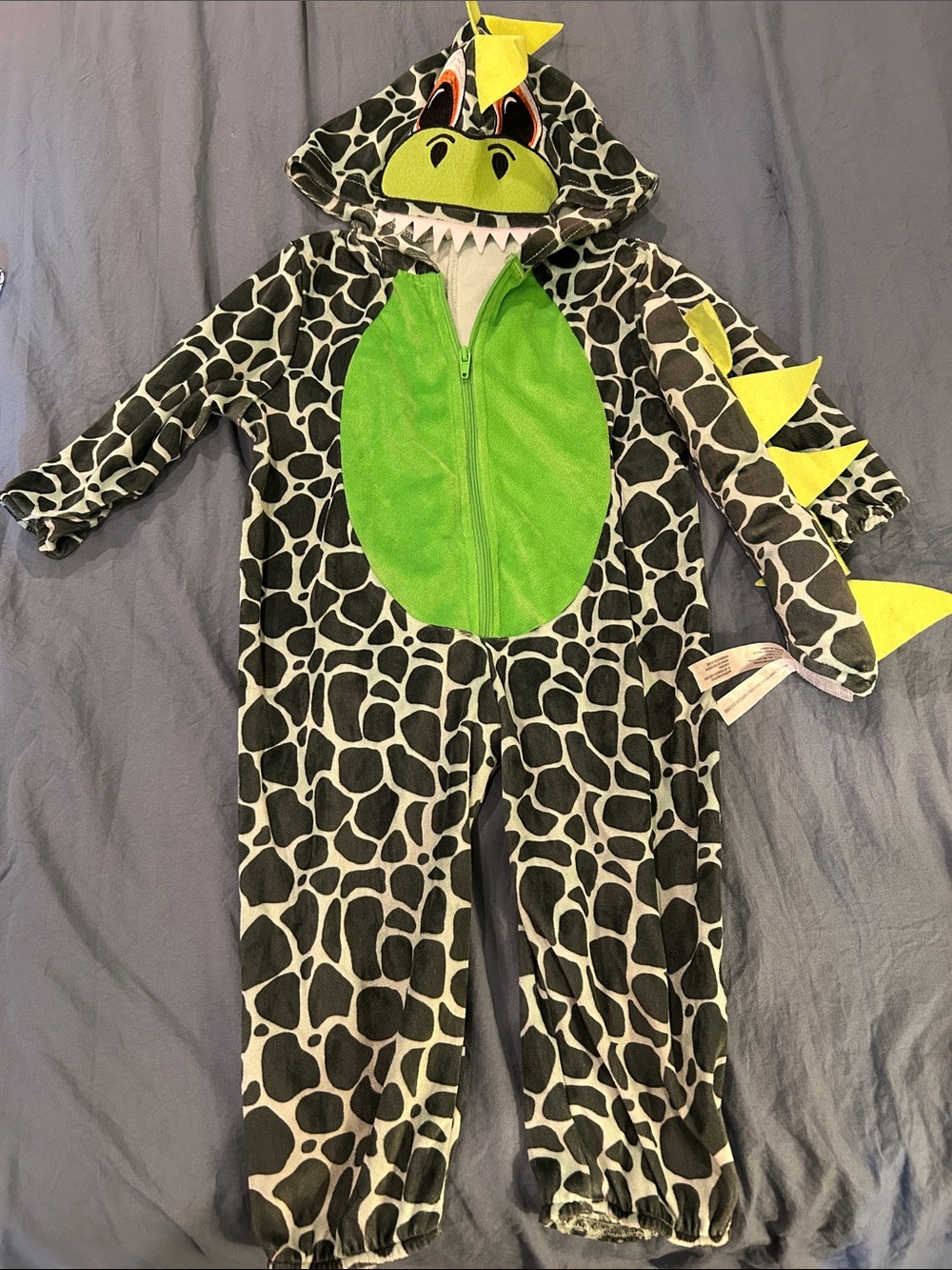 Kali Green Dinosaur/Lizard Costume